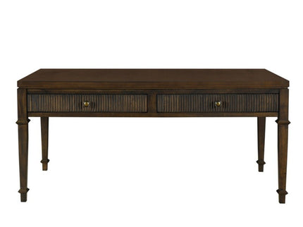 Fluted - 2 Drawer Coffee Table - Brown