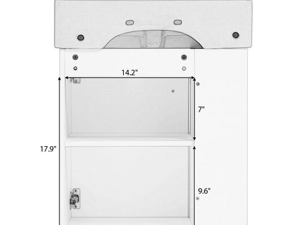 Modern Floating Bathroom Vanity With Ceramic Basin Perfect For Small Bathrooms