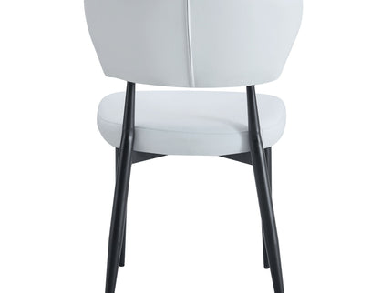 Minimalist Ergonomic Dining Chair With Curved Backres (Set of 4)