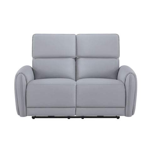 Jeromie - Power Motion Loveseat With USB Port - Gray