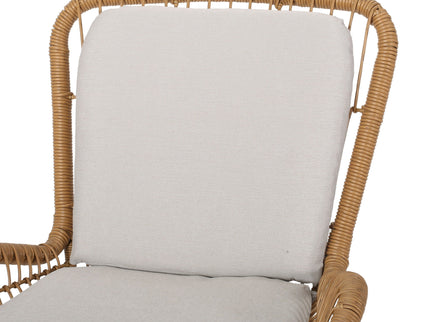 Outdoor Wicker Club Chair With Cushions (Set of 2)