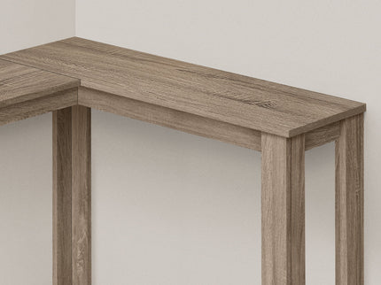 Corner Accent Console Table For Entryway, Unique Design Contemporary & Modern