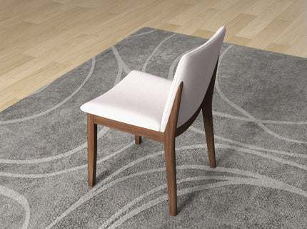 Laura - Mid-Century Modern Solid Wood Dining Chair (Set of 2)