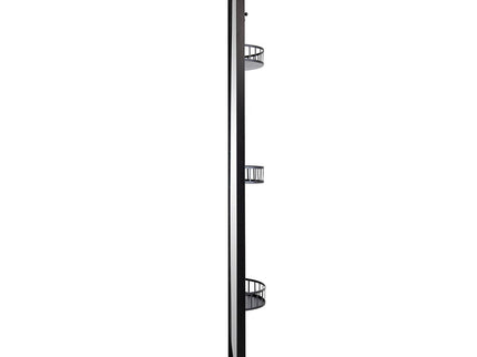 Full Length Standing Mirror, 360° Swivel Floor Mirror For Bedroom - Black