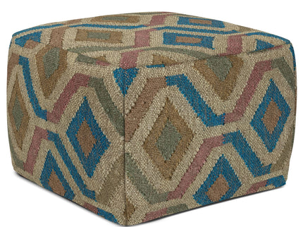 Johanna - Handcrafted Square Pouf