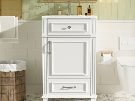 Bathroom Vanity With Sink, Drawer & Soft Closing Door