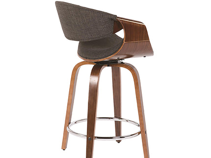 Curvini - Mid Century Modern Counter Stool (Set of 2)