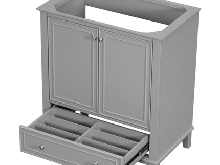Modern Bathroom Vanity Base Only With Doors And Drawer