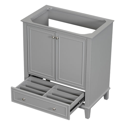 Modern Bathroom Vanity Base Only With Doors And Drawer
