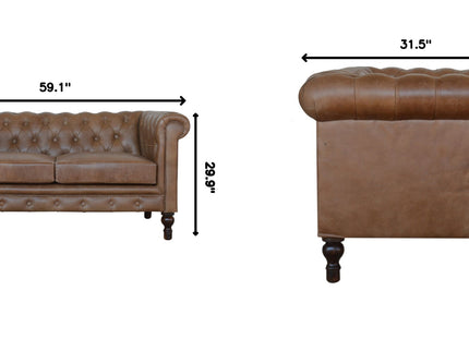 Buffalo - Chesterfield Sofa - Brown