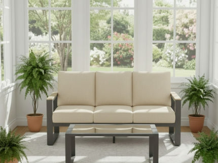 Modern Outdoor Sofa Set With Coffee Table