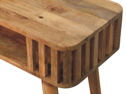 Slatted Console - Light Brown