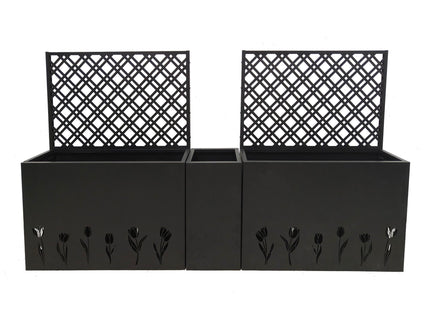 Tall Planter Raised Garden Bed With Trellis
