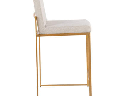 Fuji - Contemporary High Back Stylish Counter Stool