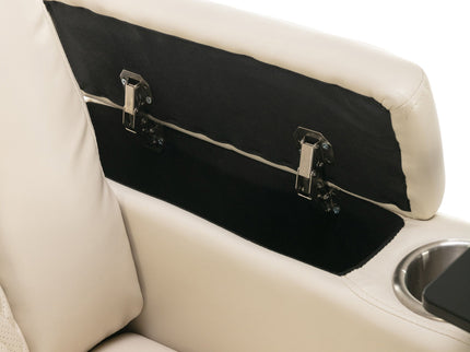 270 Degree Swivel Power Recliner With Tray Table, Phone Holder, Cup Holder, USB Port