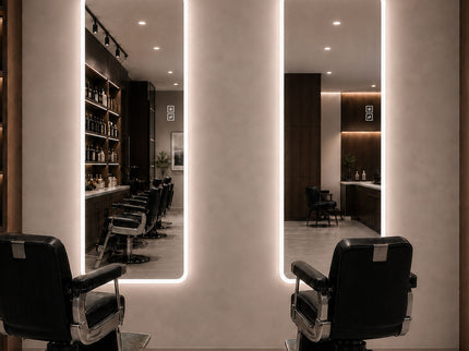 LED Full Length Mirror With Frosted Edge Lighting, 3 Color Temperatures