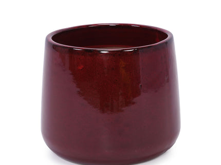 4 Pieces Planter Pot, Indoor Outdoor Flowerpot For Patio, Garden, Or Windowsills - Bean Paste Red