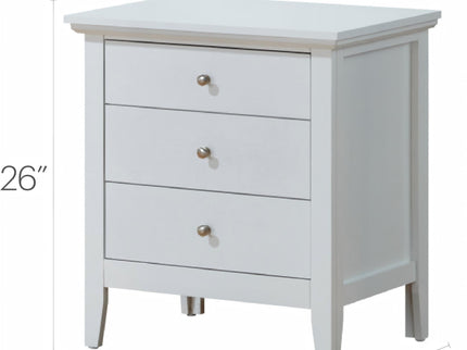 3 Drawer Nightstand & Dove Tailed Drawers