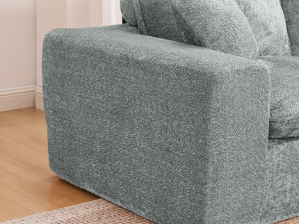 Sectional Sofa With Moveable Ottoman