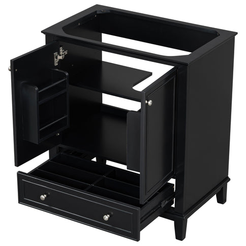 Modern Bathroom Vanity Base Only With Doors And Drawer
