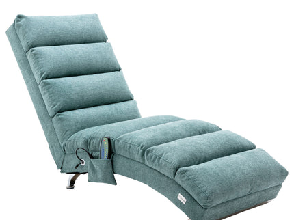Massage Chaise Lounge Indoor With Remote Control, Ergonomic Electric Massage Lounger