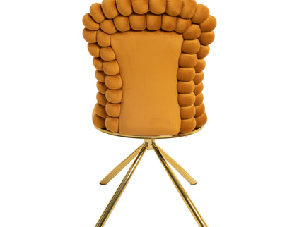 Upholstered Swivel Dining Chairs (Set of 2)