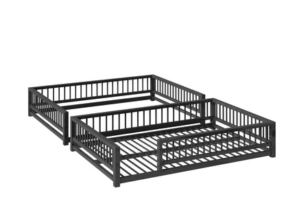 Bunk Bed With Ladder And Safety Guardrails