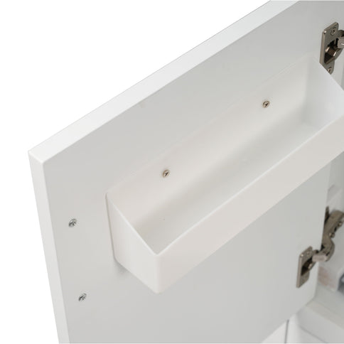 Modern Bathroom Vanity With Ceramic Sink, Solid Frame And Storage Solutions