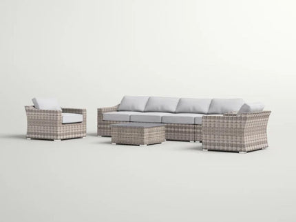 Stylish Sofa Seating Group With Cushions Perfect For Outdoor Gatherings