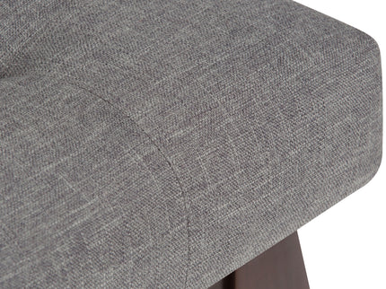 Draper - Upholstered Mid Century Tufted Ottoman Bench
