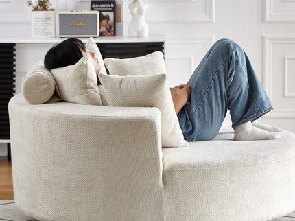 Swivel Chair With Rotating Base For Living Room