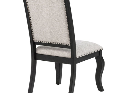 Kinzler - Side Chairs (Set of 2) - Tan / Black
