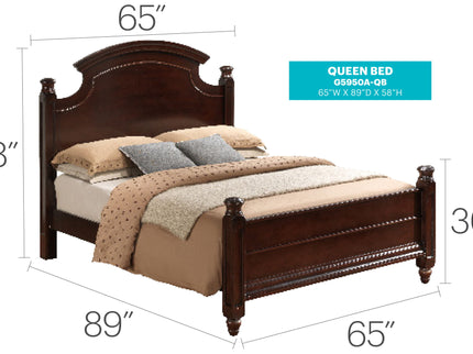 Summit - Queen Bed - Cappuccino