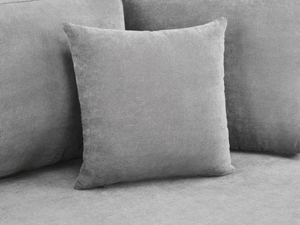 Modern 3 Seater Upholstered Sofa With Curved Design
