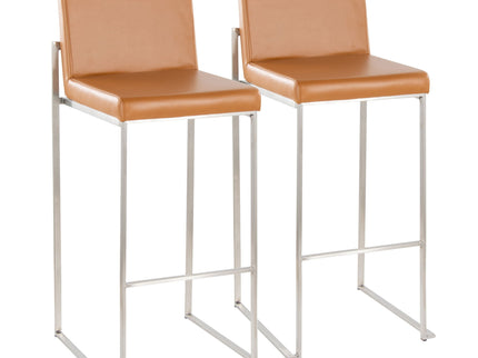 Fuji - Contemporary And Modern Elegance High Back Barstool