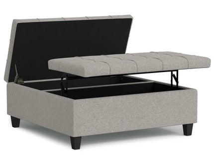 Harrison - Upholstered Coffee Table Storage Ottoman