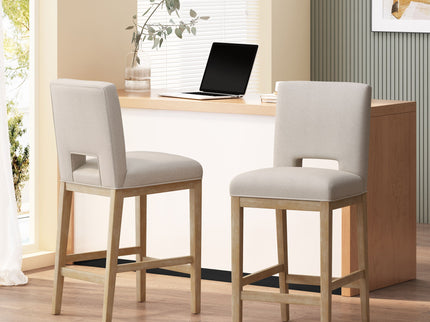 Counter Stools (Set of 2) - Wheat