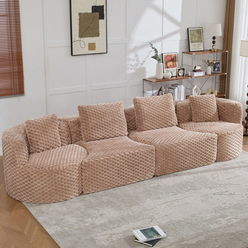Modular Sectional Sofa With Free Combination Design