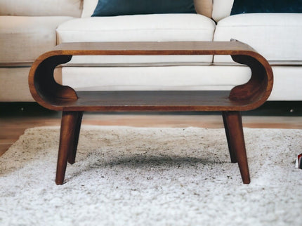 Solid Wood Open Coffee Table