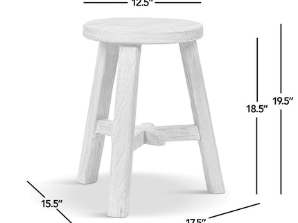 Linden - Round Stool - Light Brown