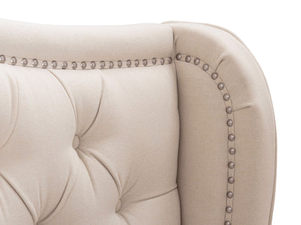 Marcella - Upholstered Shelter Headboard Bed Set