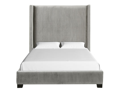 Upholstered Bed, Space-Saving Design