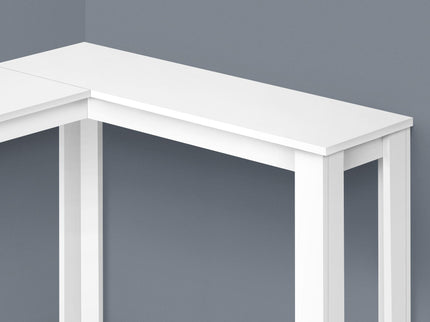 Corner Accent Console Table For Entryway, Unique Design Contemporary & Modern