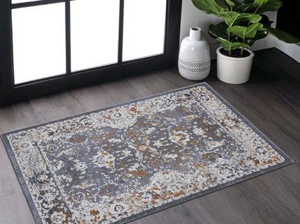 Payas - 2' X 3' Traditional Area Rug - Blue