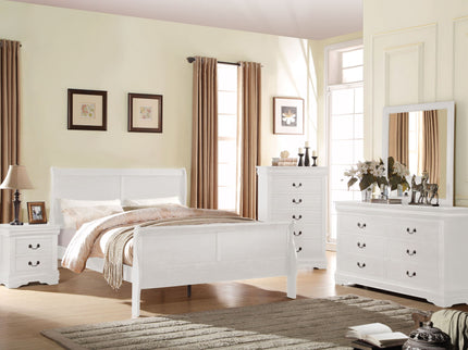 Louis Philippe - Sleigh Style Bed