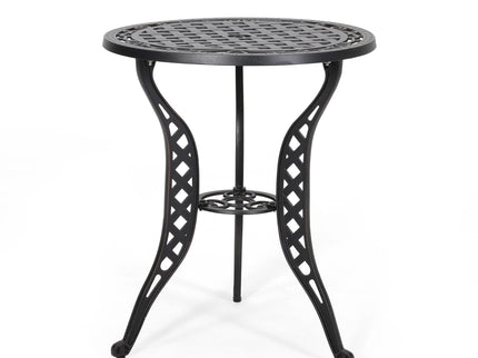 Bono Metal Bistro Set - Black