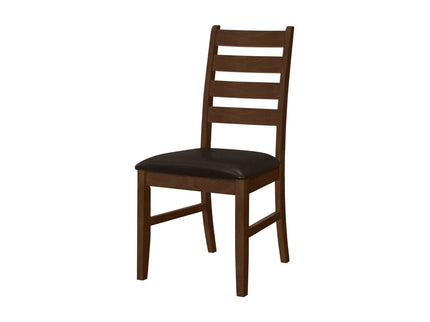 Dining Chair, Dining Room, Side, Upholstered, Transitional (Set of 2) - Brown
