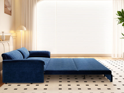 Queen Pull Out Sofa Bed With Side Storage