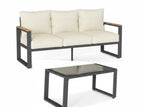 Beige / 2 Pc. Sofa, Coffee Table