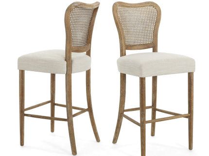 Barstool (Set of 2) - Dark Brown